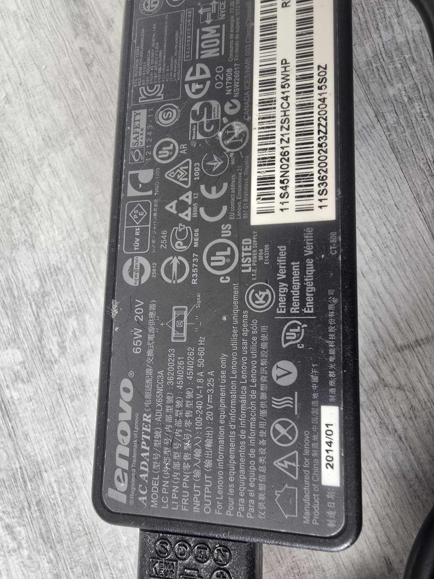 Incarcator laptop pentru Lenovo 80KY 65W